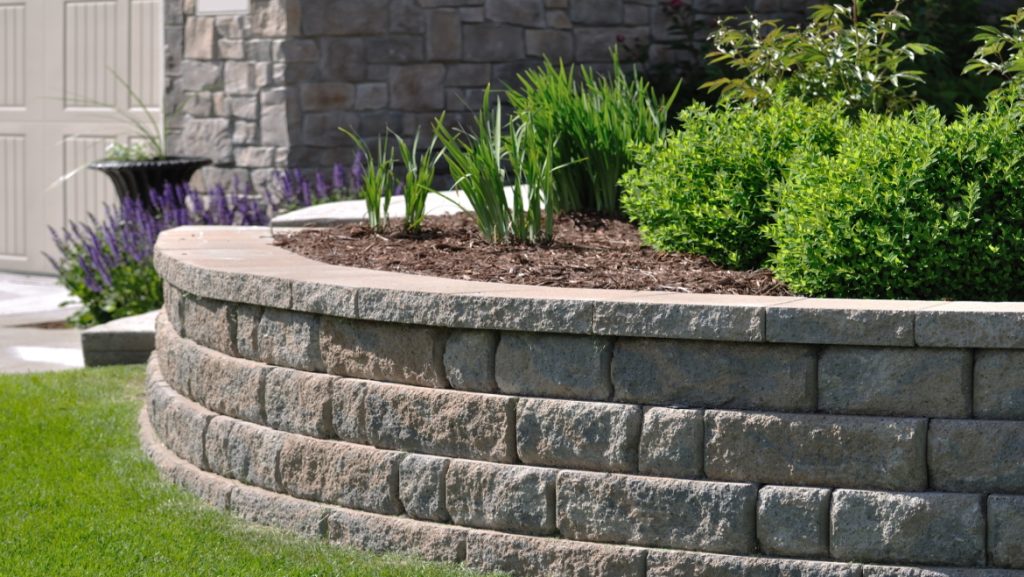 Retaining Wall at a Residential Home